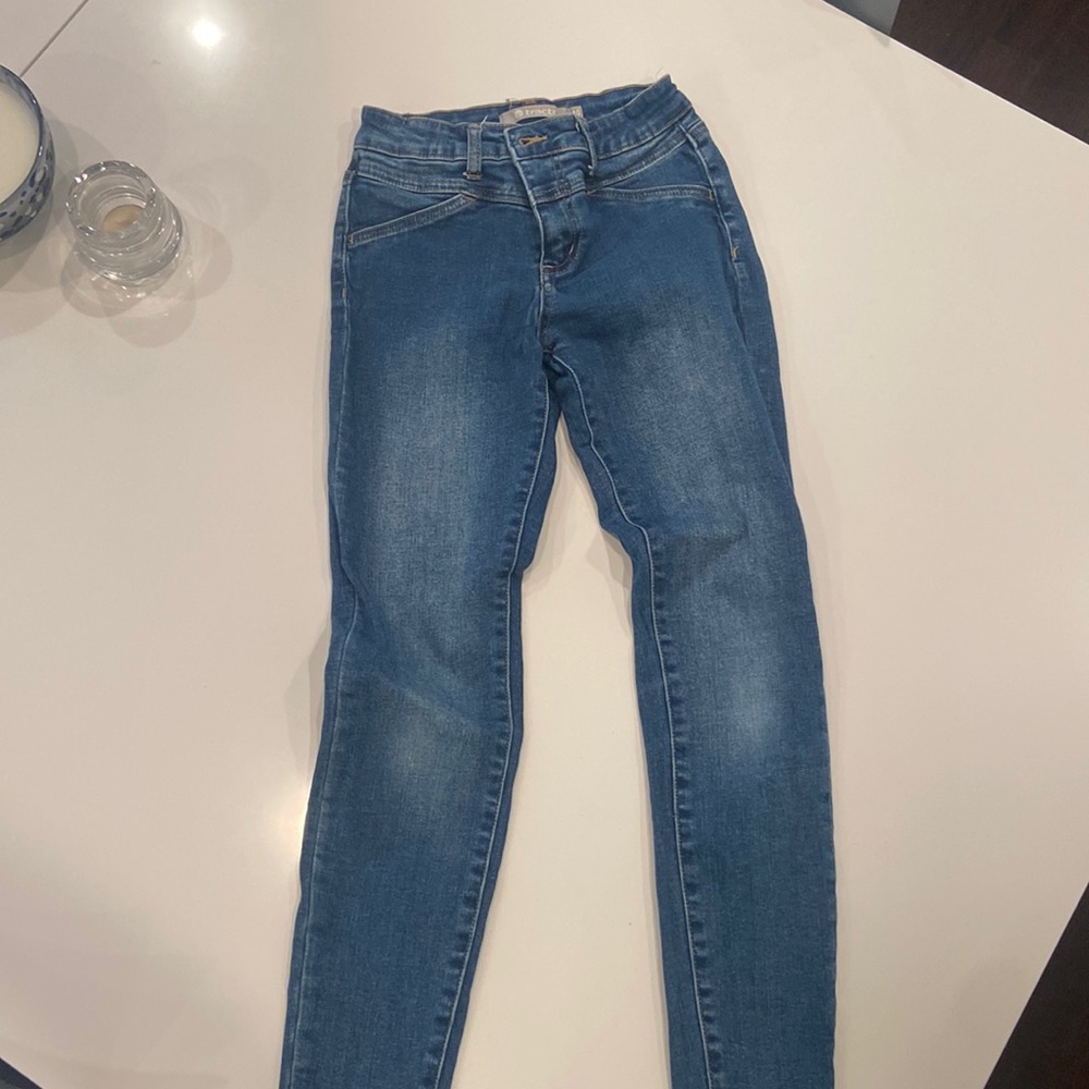 Girls skinny tractr jean